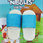 A & E Cages Nibbles Small Animal Loofah Chew Toy Sandals - Small - Pet