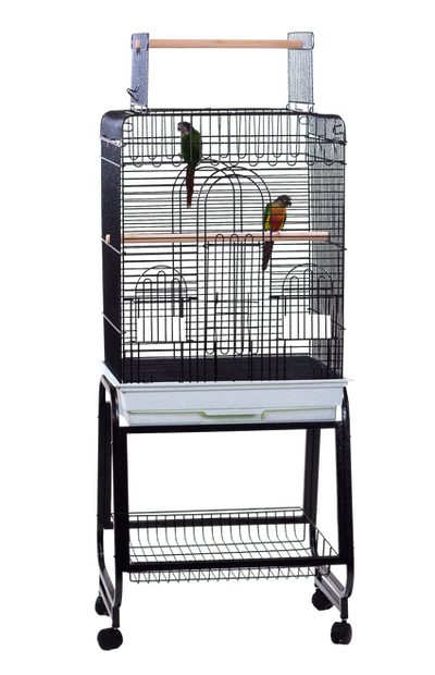 A & E Cages PlayTop Bird Cage with Removable Stand