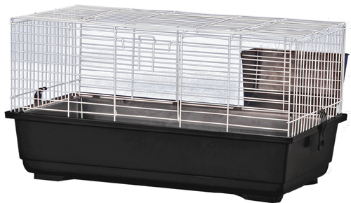 A & E Cages Rabbit Cage Black 31 inches X 17 - Small - Pet