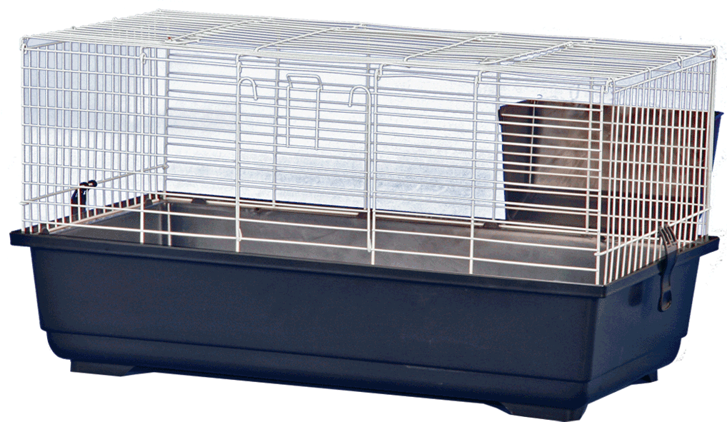 A & E Cages Rabbit Cage Blue 24 inches X 13 inches X 13 inches