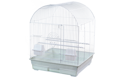 A & E Cages Round Top Bird Cage in Retail Box