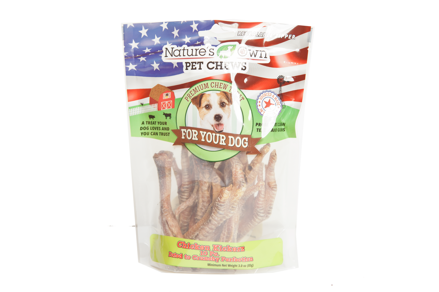 Nature's Own Kickerz Chicken Feet 10Pc 739598902310