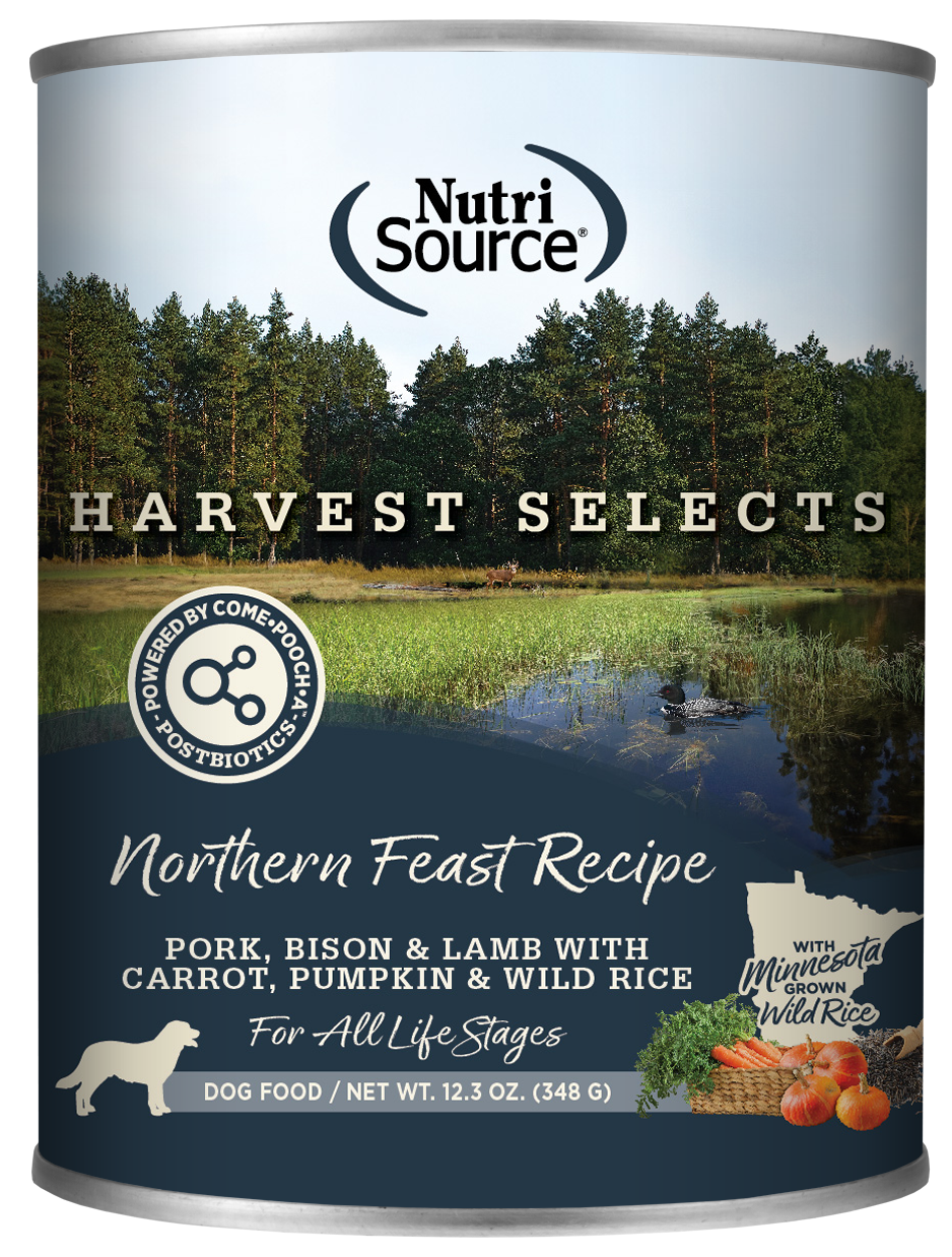 NutriSource Harvest Selects Canned Dog Food Northern Feast 12ea/12.3 oz 073893020417
