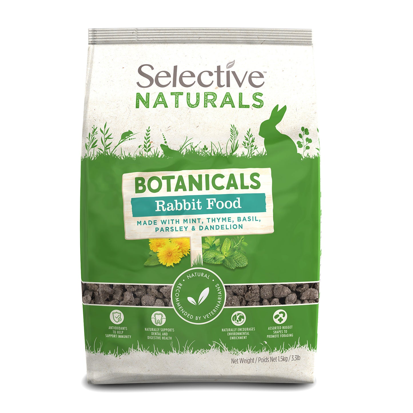 Science Selective Naturals Botanicals Rabbit Food 3.3 lb 730582001453