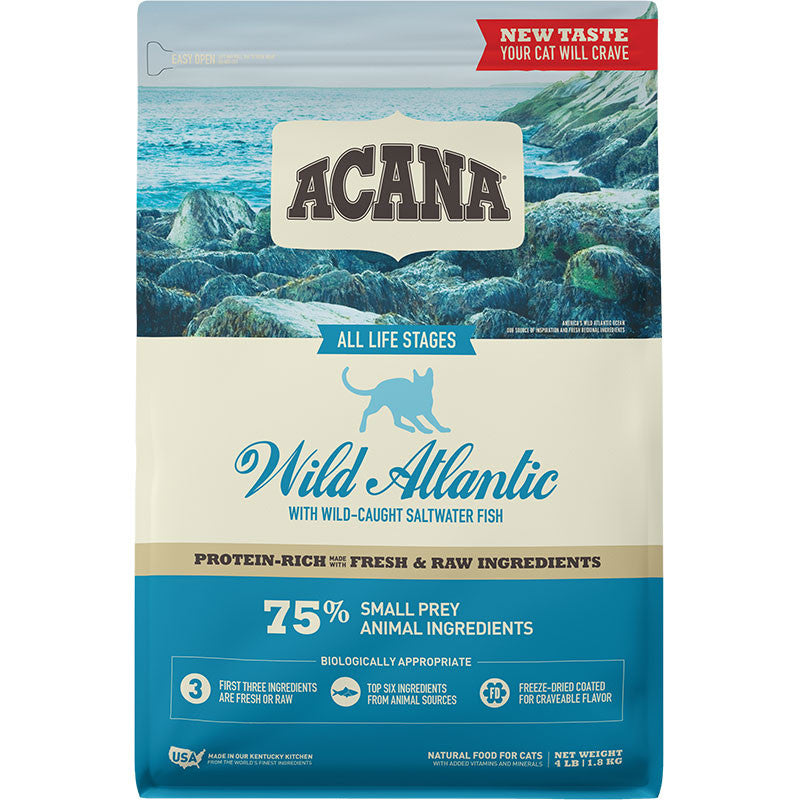 Acana Cat Grain Free Wild Atlantic 4lb 064992685041
