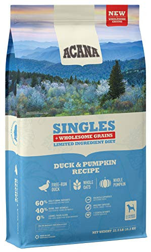 Acana D Sngls Dck Pmpkn 22.5 lb 064992517250