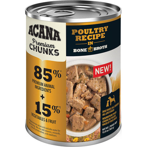 Acana Dog Grain Free Chunks Poultry 12.8oz