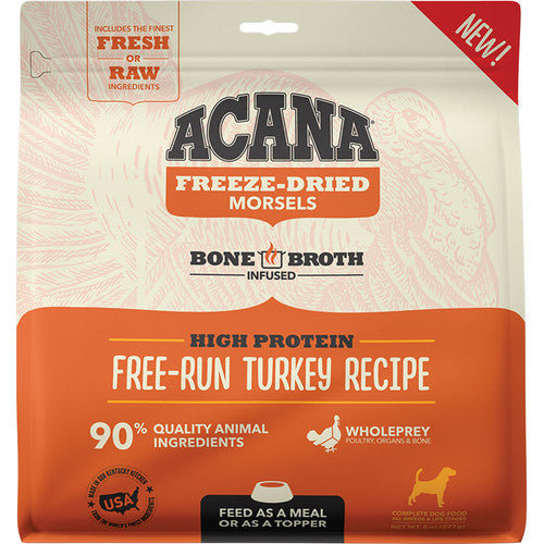Acana Dog Grain Free Freeze Dried Morsels Turkey 8oz