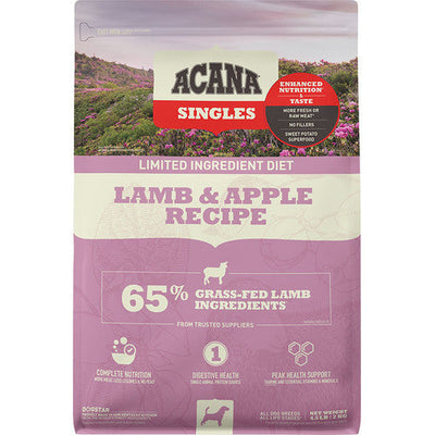 Acana Dog Grain Free Singles Lamb & Apple 4.5lb