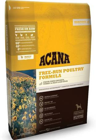 Acana Heritage Free Run Poultry Formula Grain Free Dry Dog Food-13-lb-{L+x} 064992501136