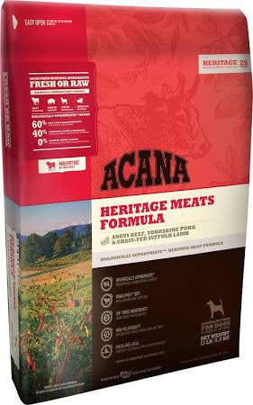 Acana Heritage Meats Formula Grain Free Dry Dog Food - 4.5 - lb - {L + x}