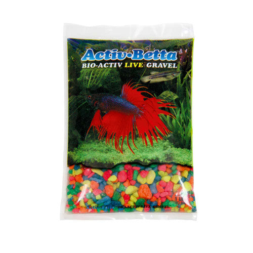 Activ - Betta Bio - Activ Live Betta Gravel Rainbow 6/1 lb - Aquarium