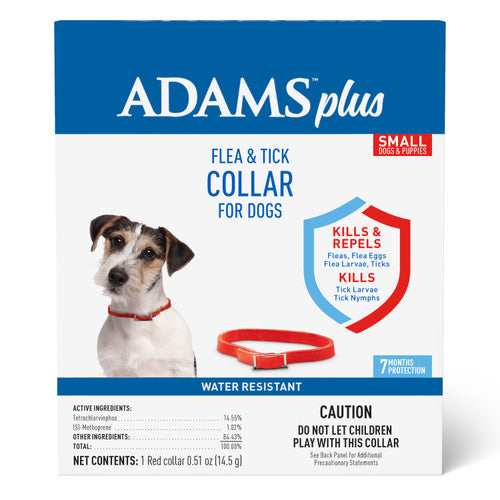 Adams Plus Flea & Tick Collar for Dogs Small - Dog
