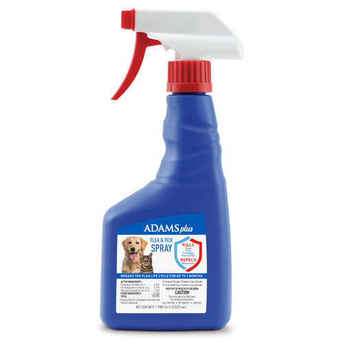 Adams Plus Flea & Tick Spray 16 fluid ounces - Dog