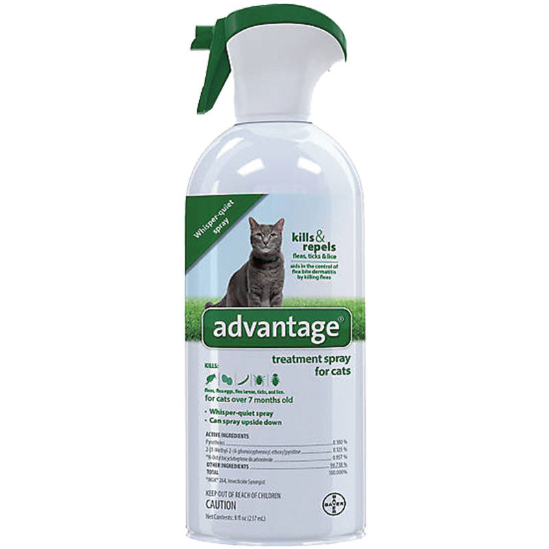 Advantage Cat Spray Flea & Tick 8oz 724089113450