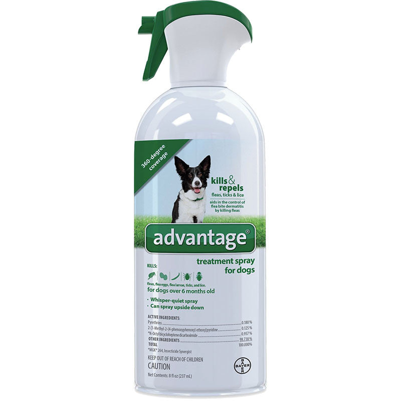 Advantage Dog Spray Flea & Tick 8oz 724089113467