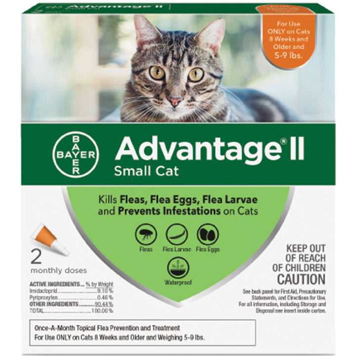 Advantage Ii Cat Small Cat 5-9lb 2 Pack 724089682437