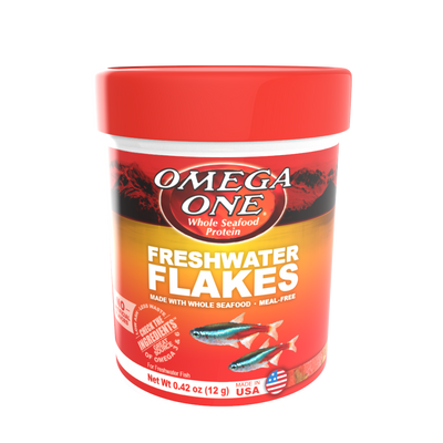 Omega One Freshwater Flakes Fish Food .42 oz 698220012110