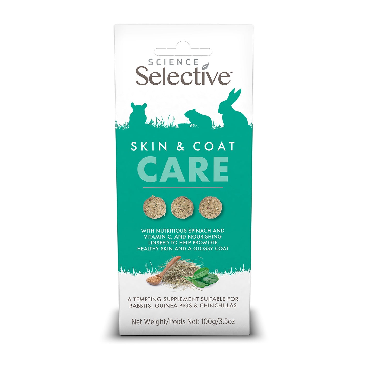 Science Selective Skin & Coat Care Small Animal Supplement 4ea/3.5 oz 730582001545