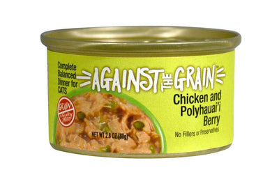 Against the Grain Chicken & Polyhauai'I Berry Dinner Wet Cat Food 2.8oz