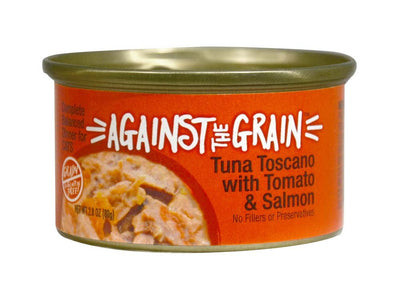 Against the Grain Tuna Toscano With Salmon & Tomato Dinner Wet Cat Food 2.8oz