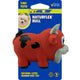Petsport USA NaturFlex Natural Latex Rubber Dog Toy Bull Tiny Tots, 3.75 in 713080180806