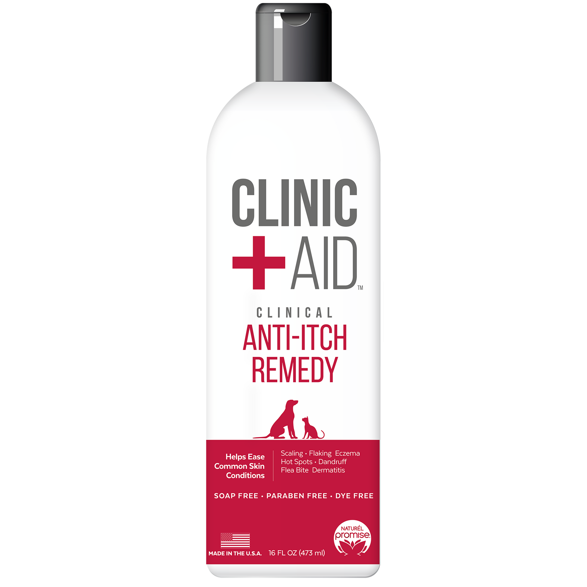 TropiClean Naturel Promise Clinic Aid Clinical Anti-Itch Remedy Shampoo 16 oz 645095000667