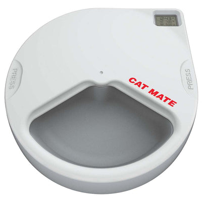 Ani Mate Automatic Digital Meal Feeder White 3 Meal Feeder