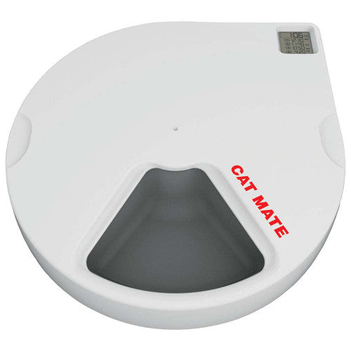 Ani Mate Automatic Digital Meal Feeder White 5 - Cat