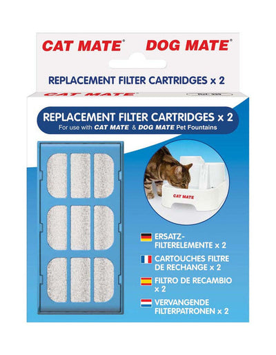 Ani Mate Replacement Filter Cartridges Blue 2 Pack - Cat