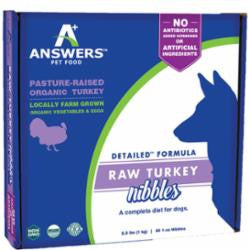 Answers Dog Frozen Detail Turkey 1oz Nibbles 2.2lb SD - 5 {L - x}