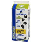 Answers Dog Frozen Detailed Chicken 4lb {L - x} SD - 5