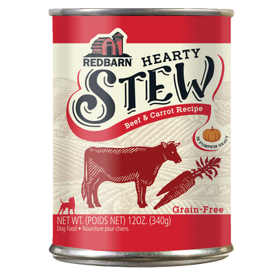 Redbarn Pet Products Hearty Stew All Life Stages Canned Dog Food Beef & Carrot 12ea/12 oz 785184105207
