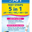 API 5-in-1 Freshwater Aquarium Test Strip 25 Count