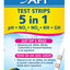 API 5 - in - 1 Freshwater Aquarium Test Strip 25 Count