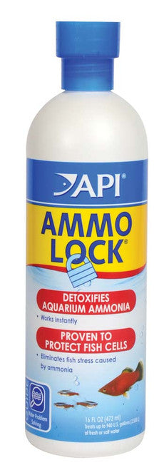 API Ammo - Lock Ammonia Detoxifier 16 fl. oz - Aquarium
