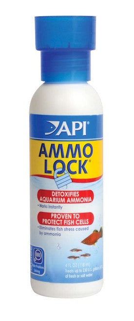 API Ammo - Lock Ammonia Detoxifier 4 fl. oz - Aquarium