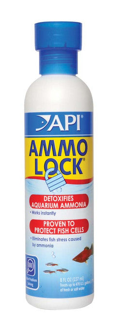 API Ammo - Lock Ammonia Detoxifier 8 fl. oz - Aquarium