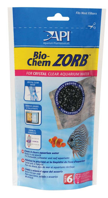 API BIO - CHEM ZORB Aquarium Filter Media Size 6 1 Pack