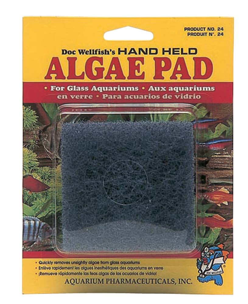 API Doc Wellfish's Hand Held Algae Pad For Glass
