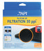 API Filstar Fine Filtration Foam 30 PPI Black 2 Pack - Aquarium