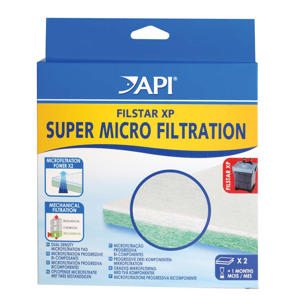API Filstar XP Super Micro Filtration Pad White 2 Pack