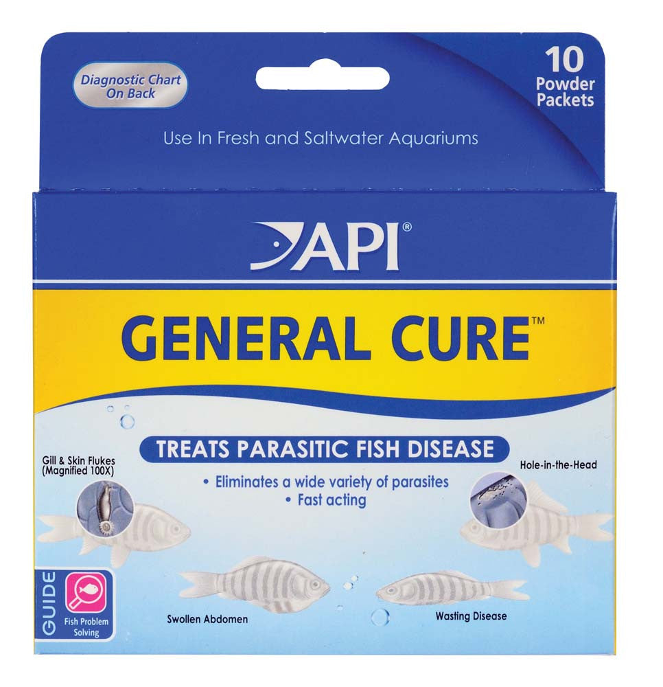 API General Cure Fresh and Saltwater Powder Medication 10 Pack