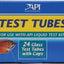 API Glass Test Tubes with Caps 24 Count - Aquarium