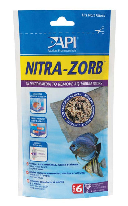 API NITRA - ZORB Aquarium Filter Media Size 6 1 Pack