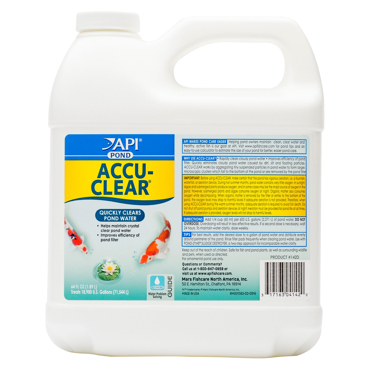 API Pond Accu-Clear Water Clarifier 64 fl. oz