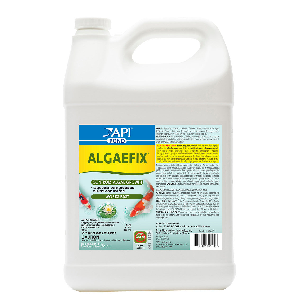 API Pond AlgaeFix Algae Control Solution 1 gal