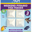 API Pyramid Fish Feeder 3 Days 1.4 oz - Aquarium