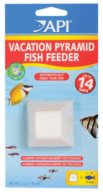 API Pyramid Fish Feeder 7 Days 1.05 oz - Aquarium
