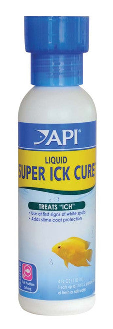 API Super Ick Cure Freshwater Fish Liquid Medication 4 fl. oz - Aquarium